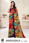 Ronisha Madhusala 2 Regular Wear Renial Printed Latest Saree Collection